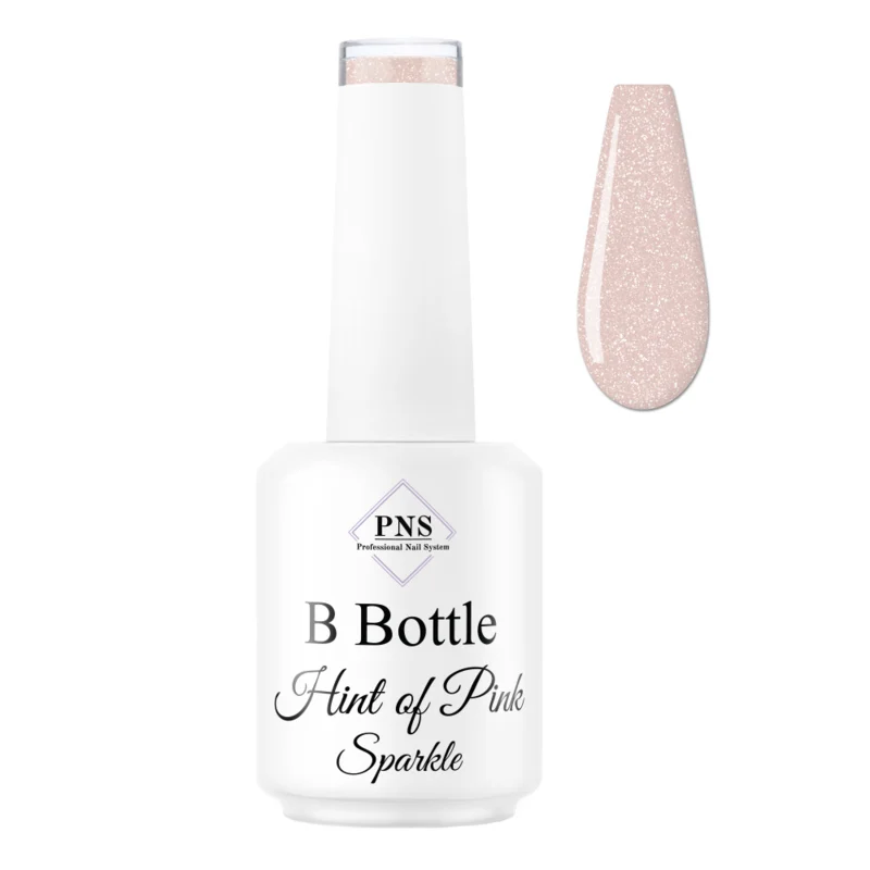 hint of pink sparkle