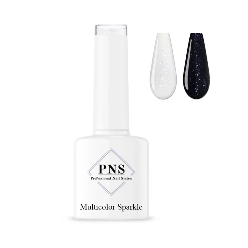 PNS No Wipe Topcoat Multicolor Sparkle ml